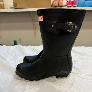 Hunter Women's Original Short Rain Boots - SIZE 7 - Black